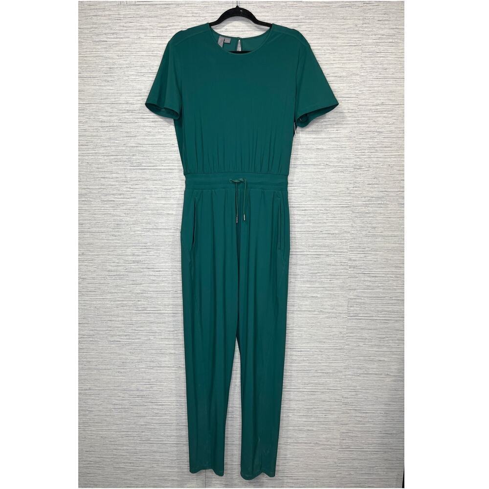 Sweaty Betty Green Explorer Jumpsuit / Size-8-10